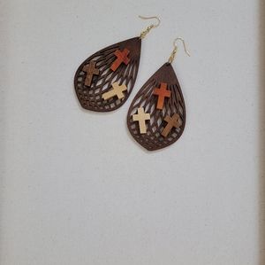 Jesus peace earrings